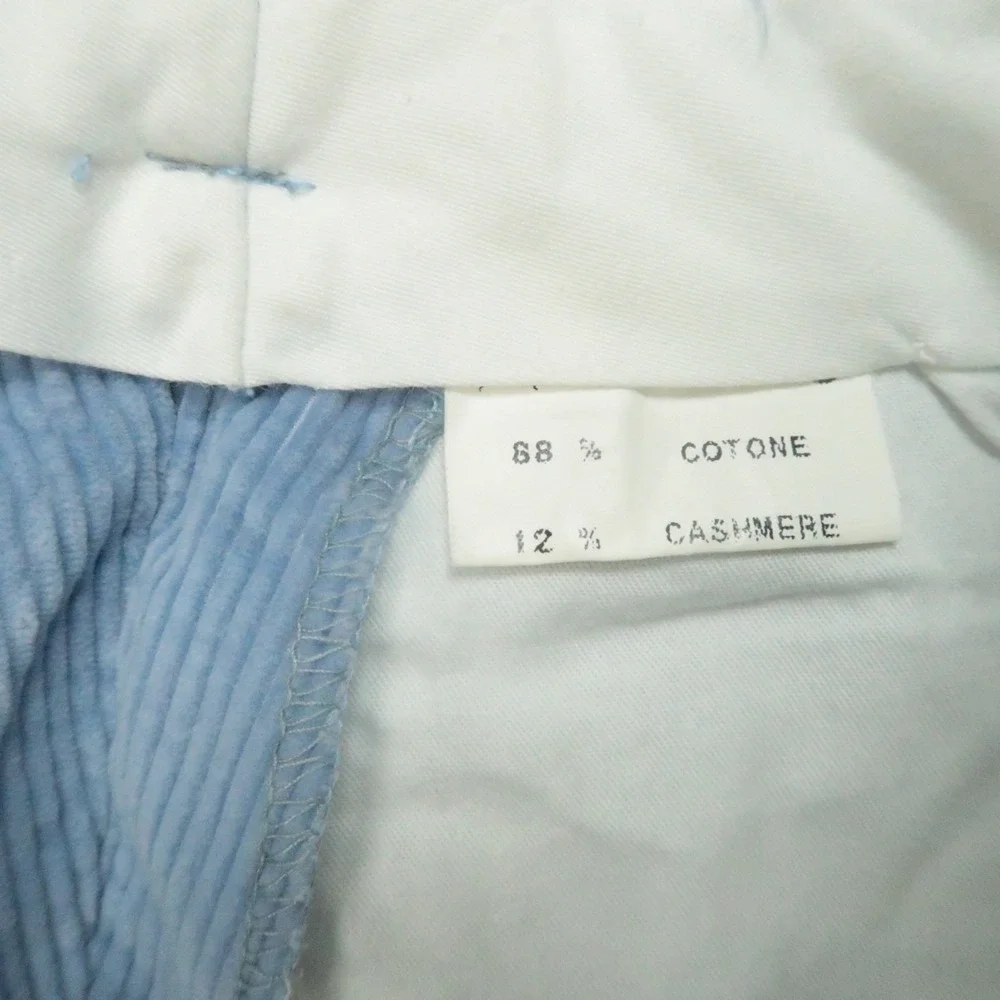 Frank‎ Namani Pants Mens 25x32 Blue Cashmere Blend Corduroy